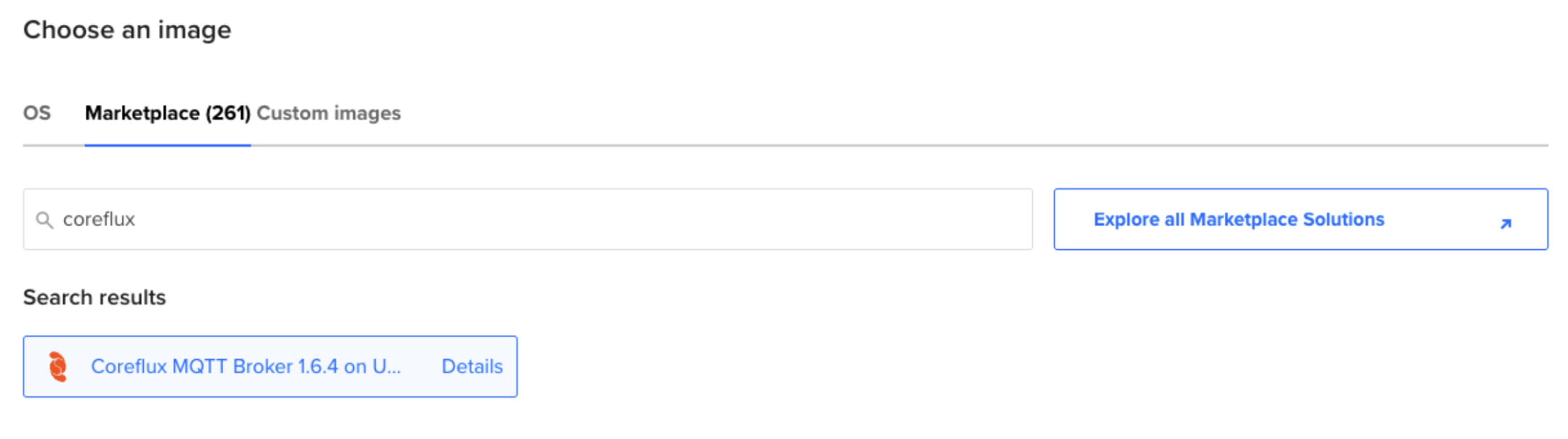 Coreflux Droplet Marketplace